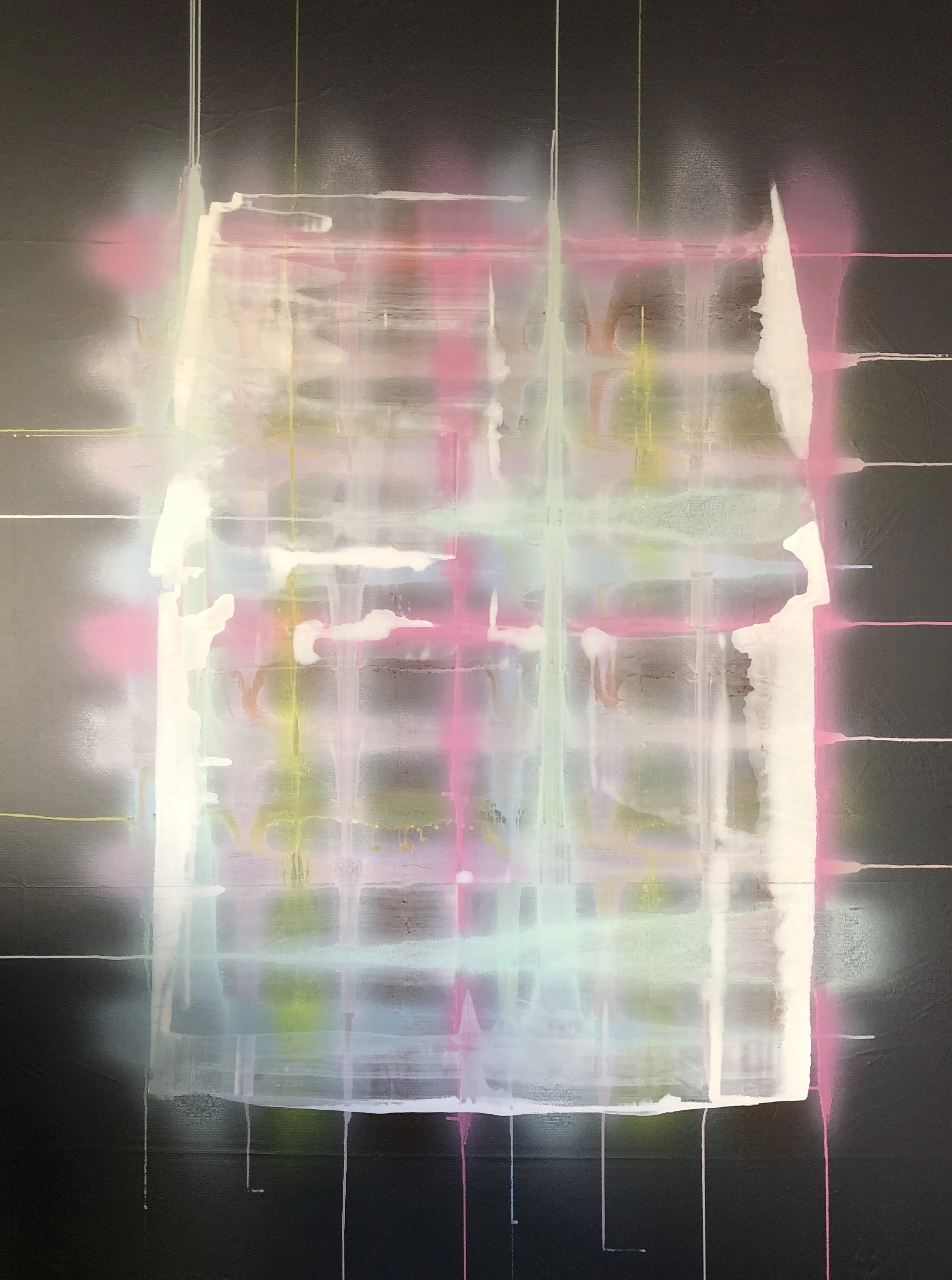 Houses - acrylique sur bâche -Décembre 2025 -195 x 130 cm