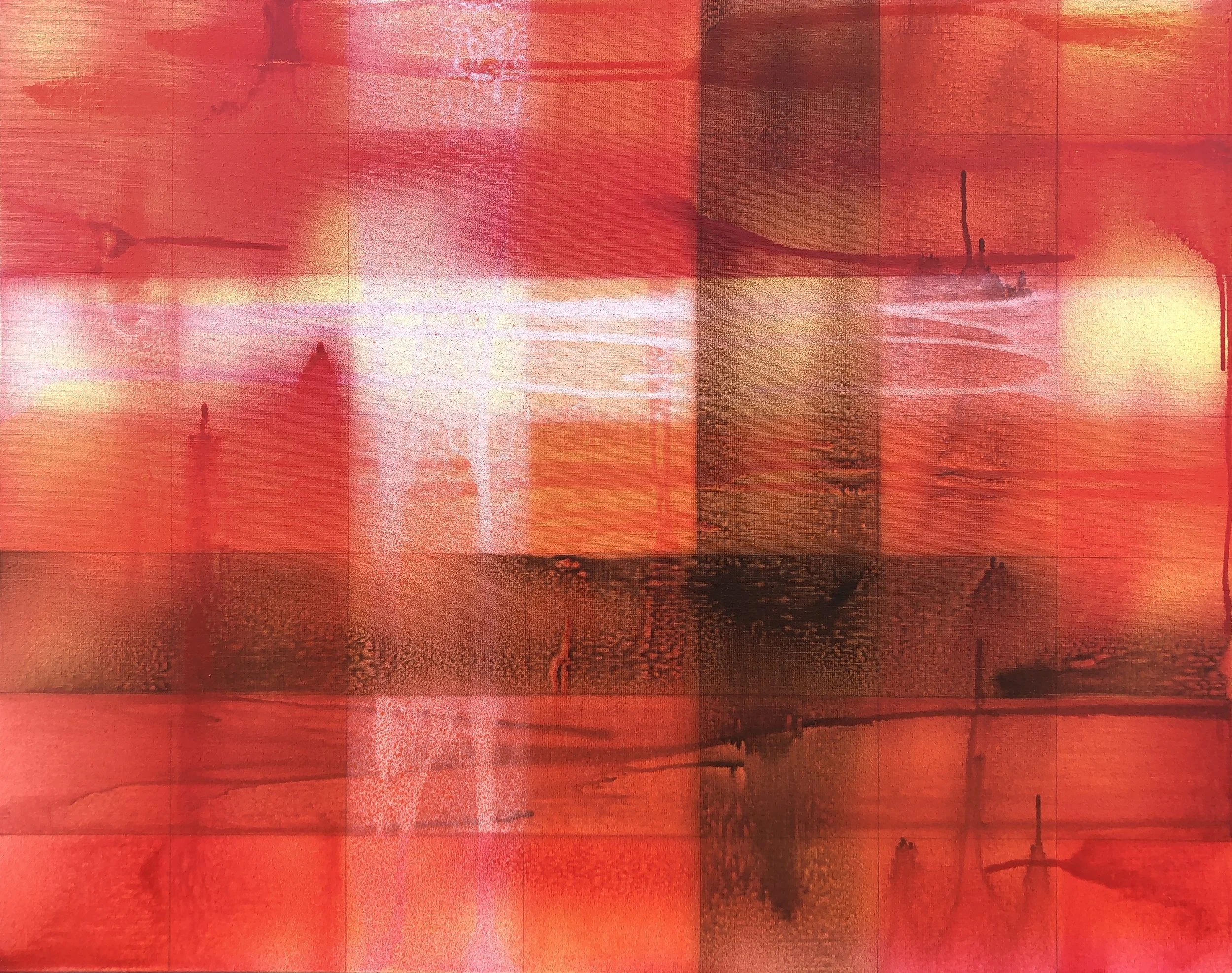 Fracas Vie - acrylique sur toile - Mai 2025 - 73 x 92 cm