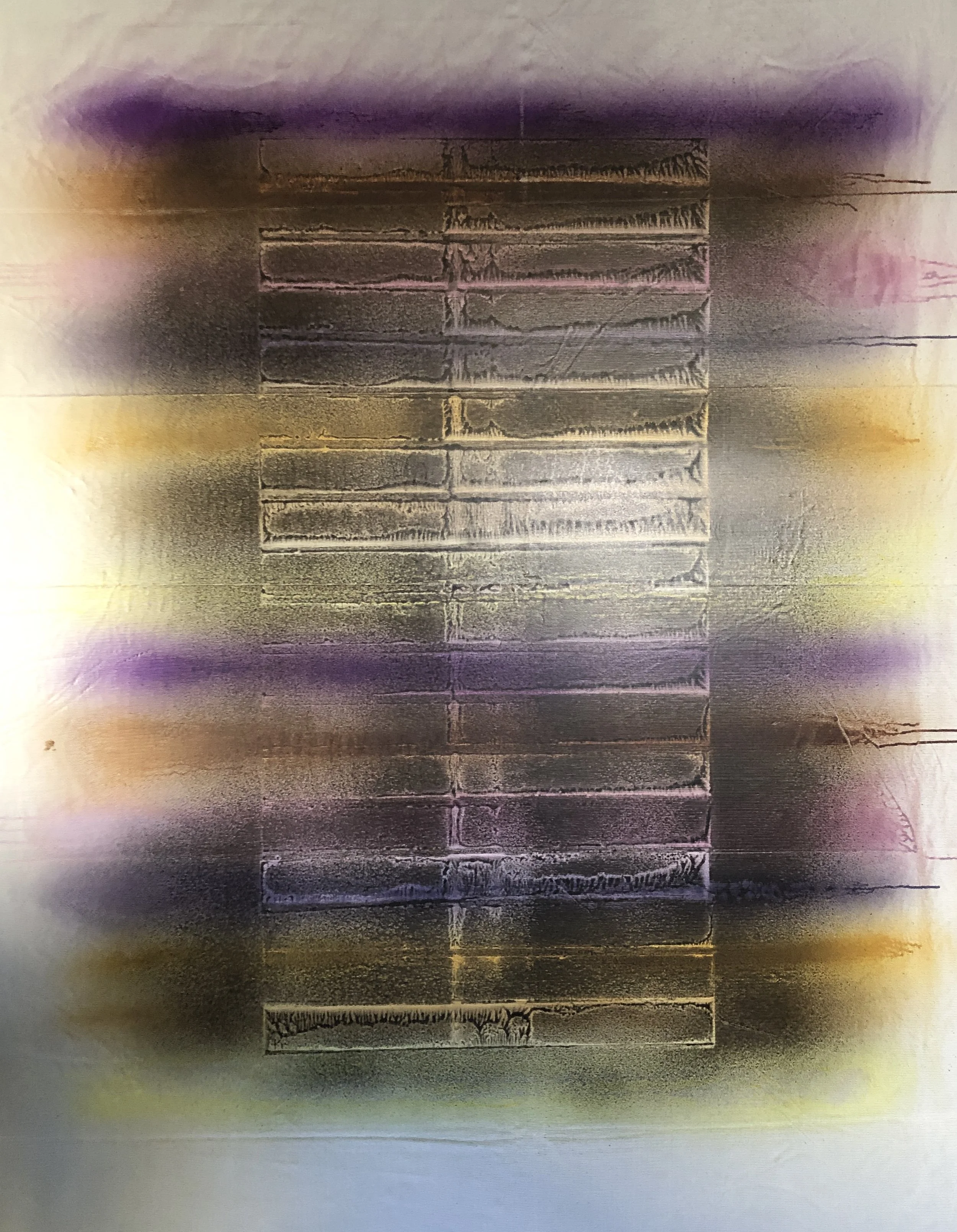 Abstraction 2- acrylique sur bâche - Décembre 2025 - 195 x 130 cm