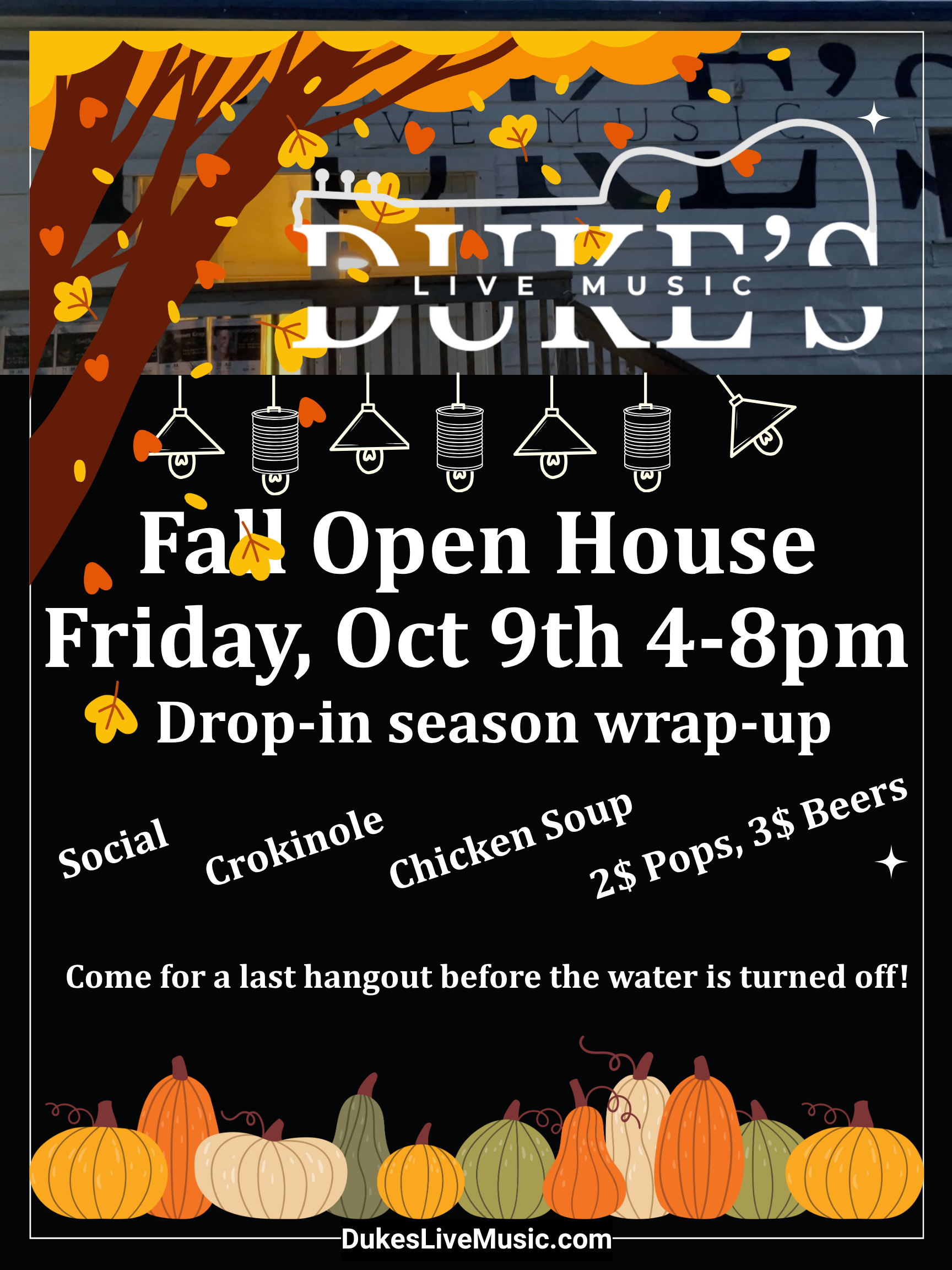 Open House &amp; Season Wrap Up