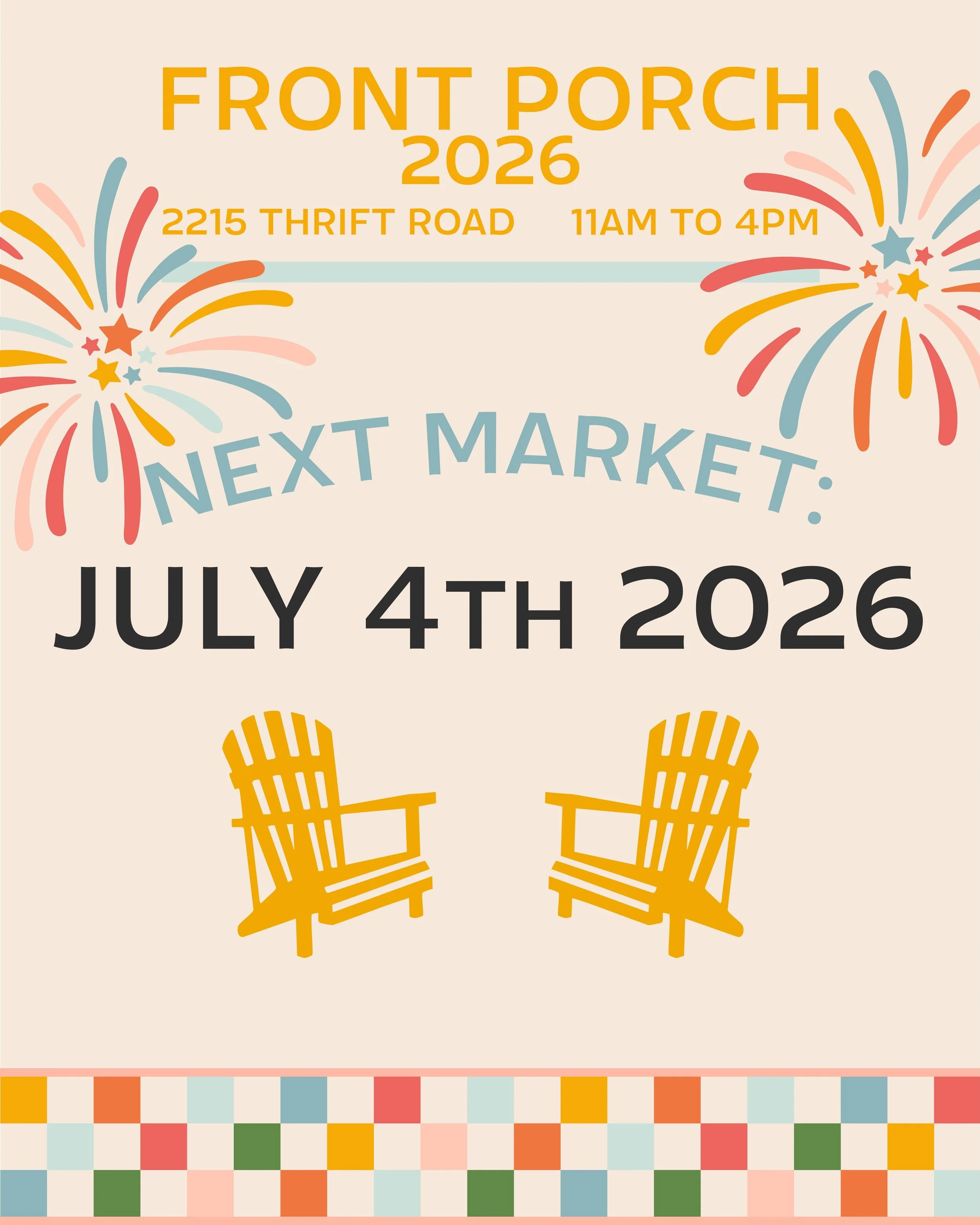 Front Porch Event Details
