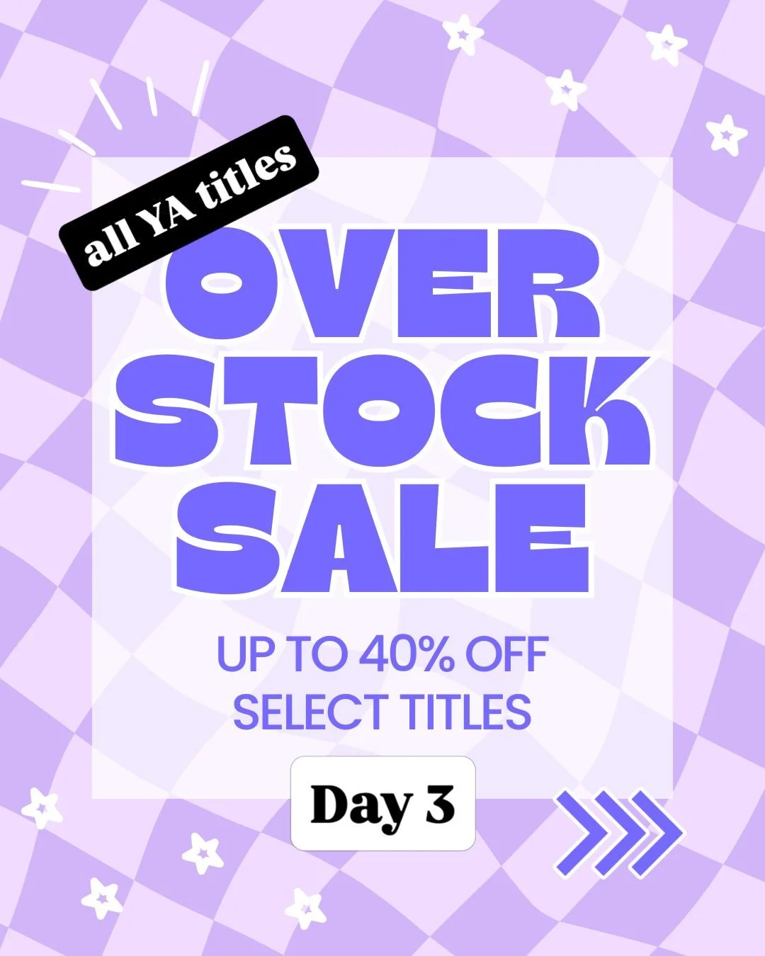 ⭐️ Overstock Sale Day 3! ⭐️

This week, I&rsquo;m cleaning out my overstock! All new, popular titles. Full transparency, some of these I just over-ordered 🤭

Will be posting new titles every day this week. 

Shipping rate $5, even if you purchase mu