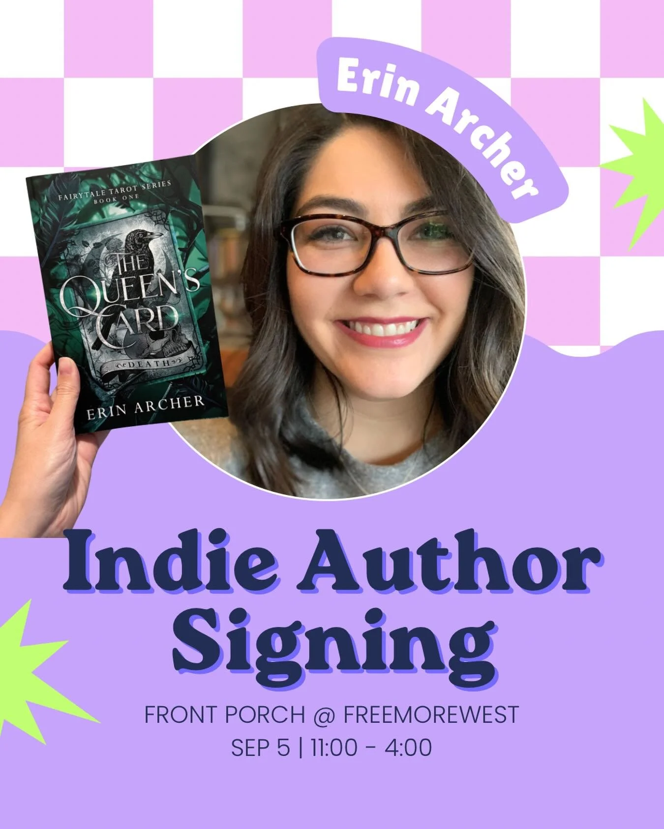 Come see me Saturday at @frontporchclt and stop in to see @authorerinarcher and snag her fairytale inspired romantasy series! 

#charlottenc #bookstagram #booksbooksbooks #bookishevents #frontporchclt