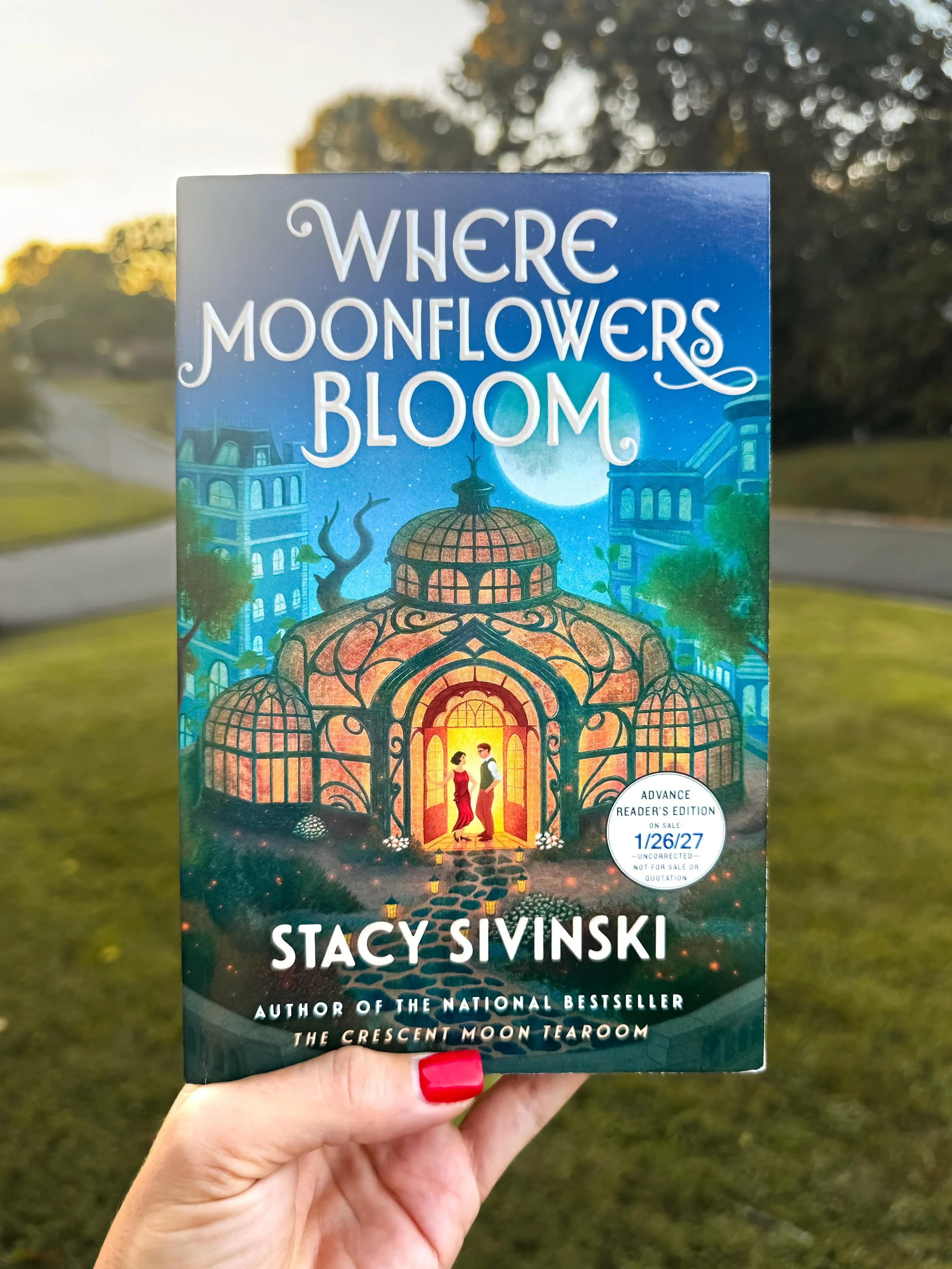 Got this arc in the mail with a sweet note from @stacy_sivinski 💜💜

Excited to get into this cozy standalone fantasy (out in January!)

You can pre-order now on Wanderingpagebooks.com/shop 

Book description:
Sadie has spent her entire life in moti