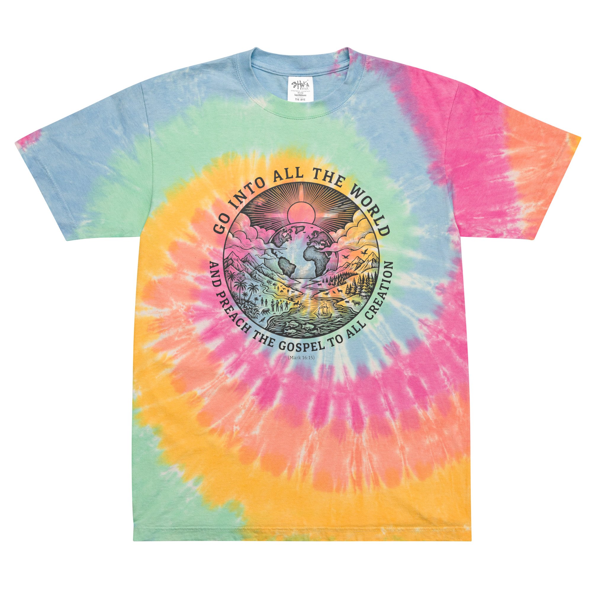 All The Earth | Oversized tie-dye t-shirt