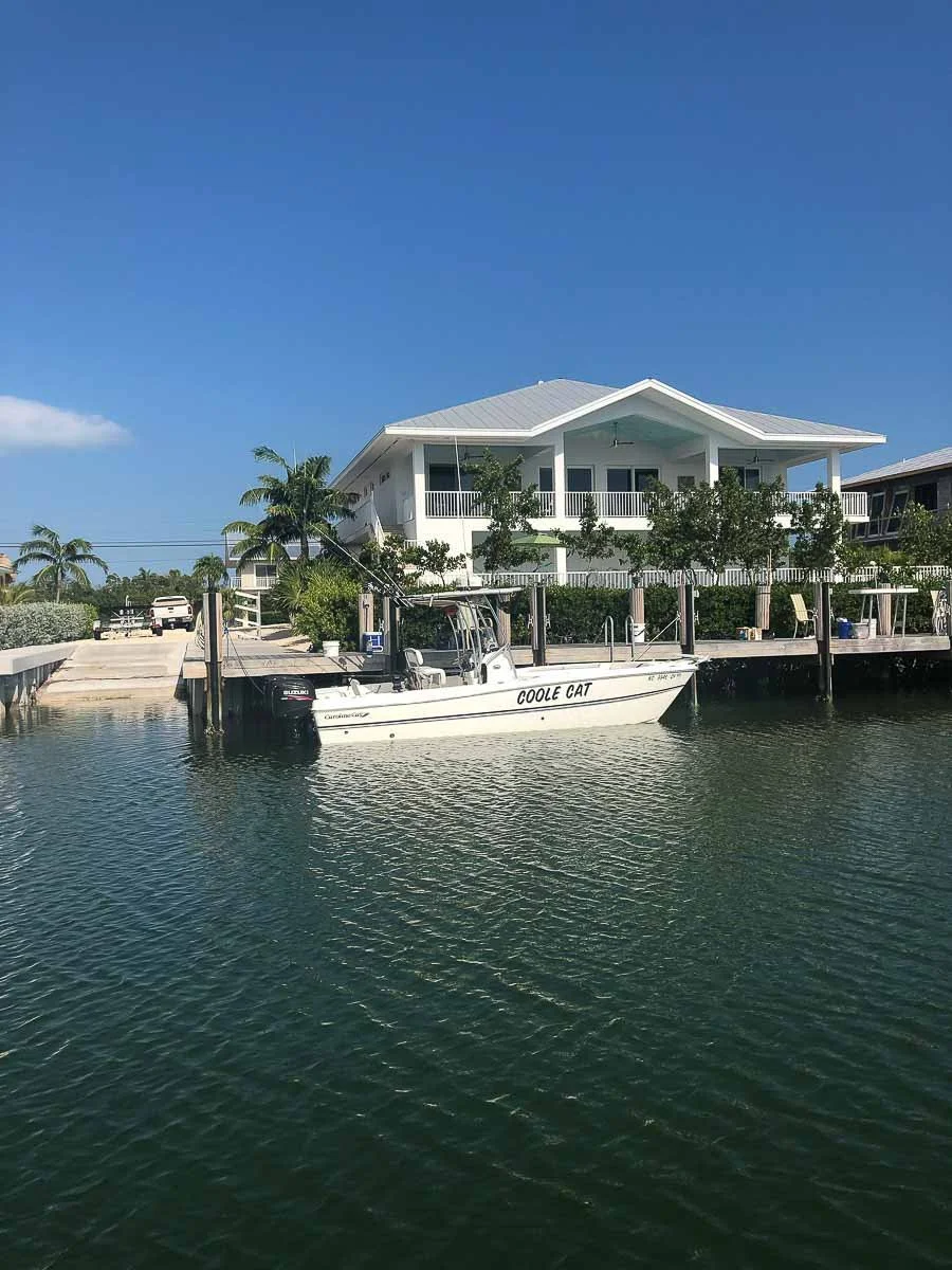 Clear blue water near a Florida Keys vacation rental in Marathon Florida