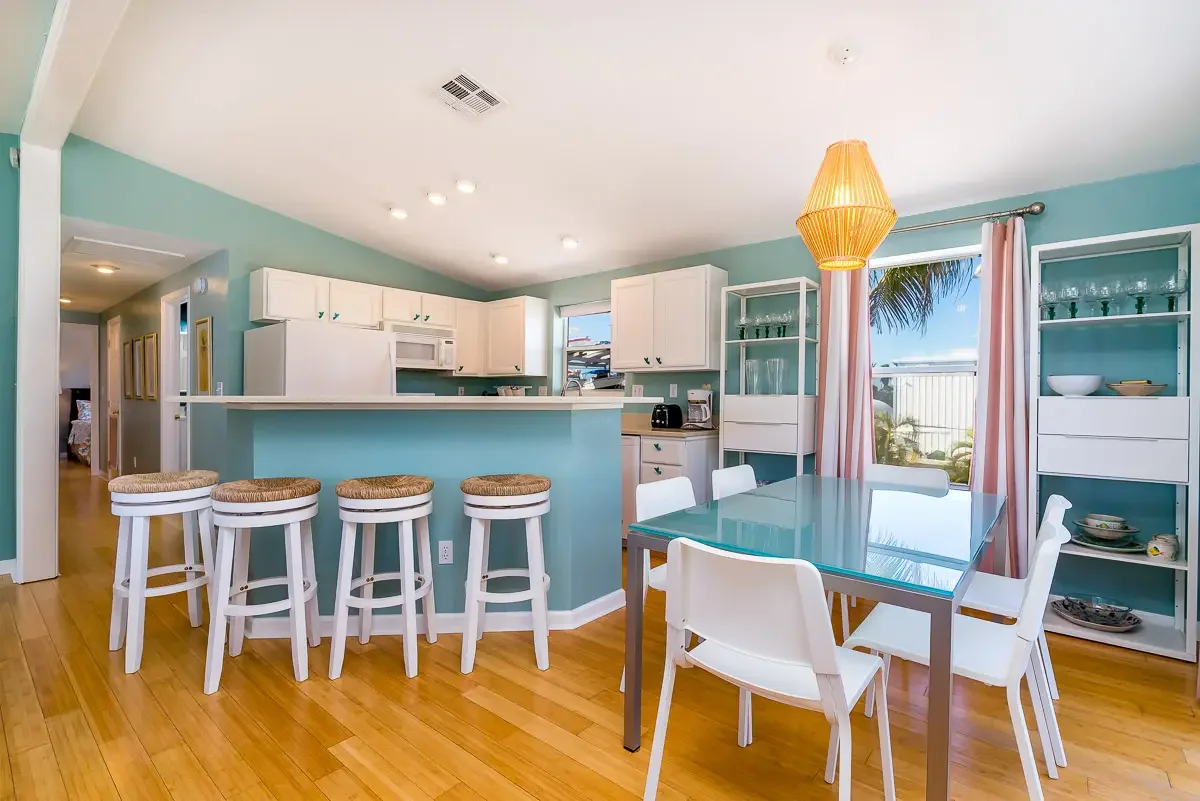 Fully equipped kitchen in a luxury Florida Keys vacation rental designed for family stays