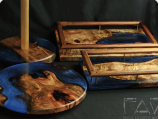 handmade custom wood work by Rogue Aesthetic Woodwork. High Springs, FL
