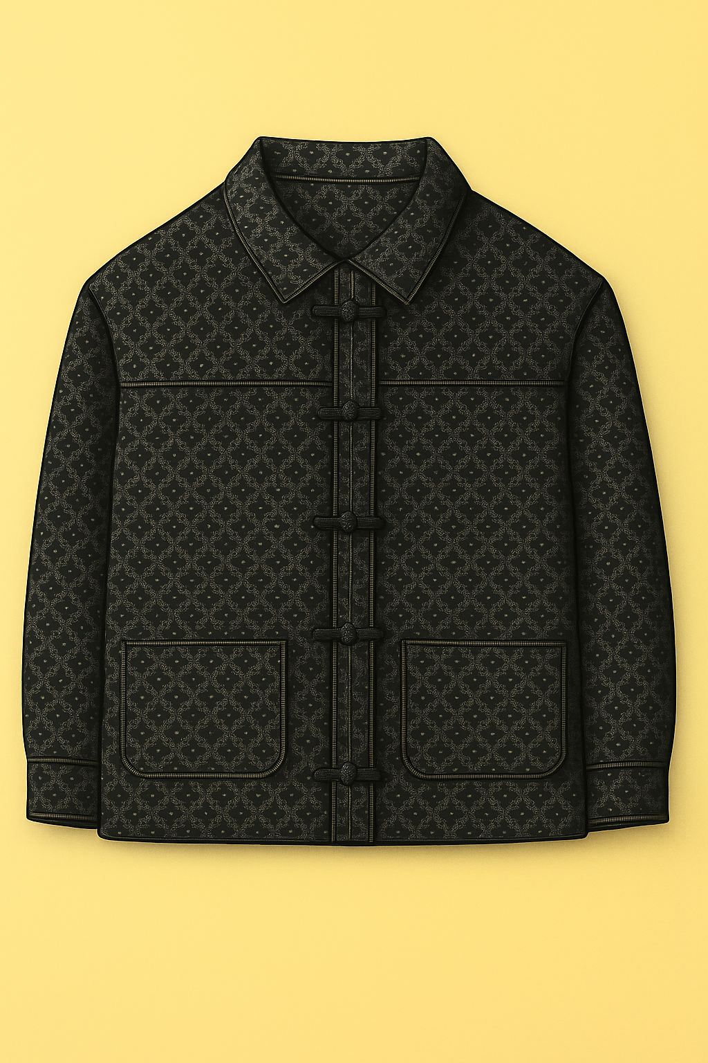 20251104_1700_Black Patterned Jacket_remix_01k98hgwxnfxhvd5h98ztpnscp.png