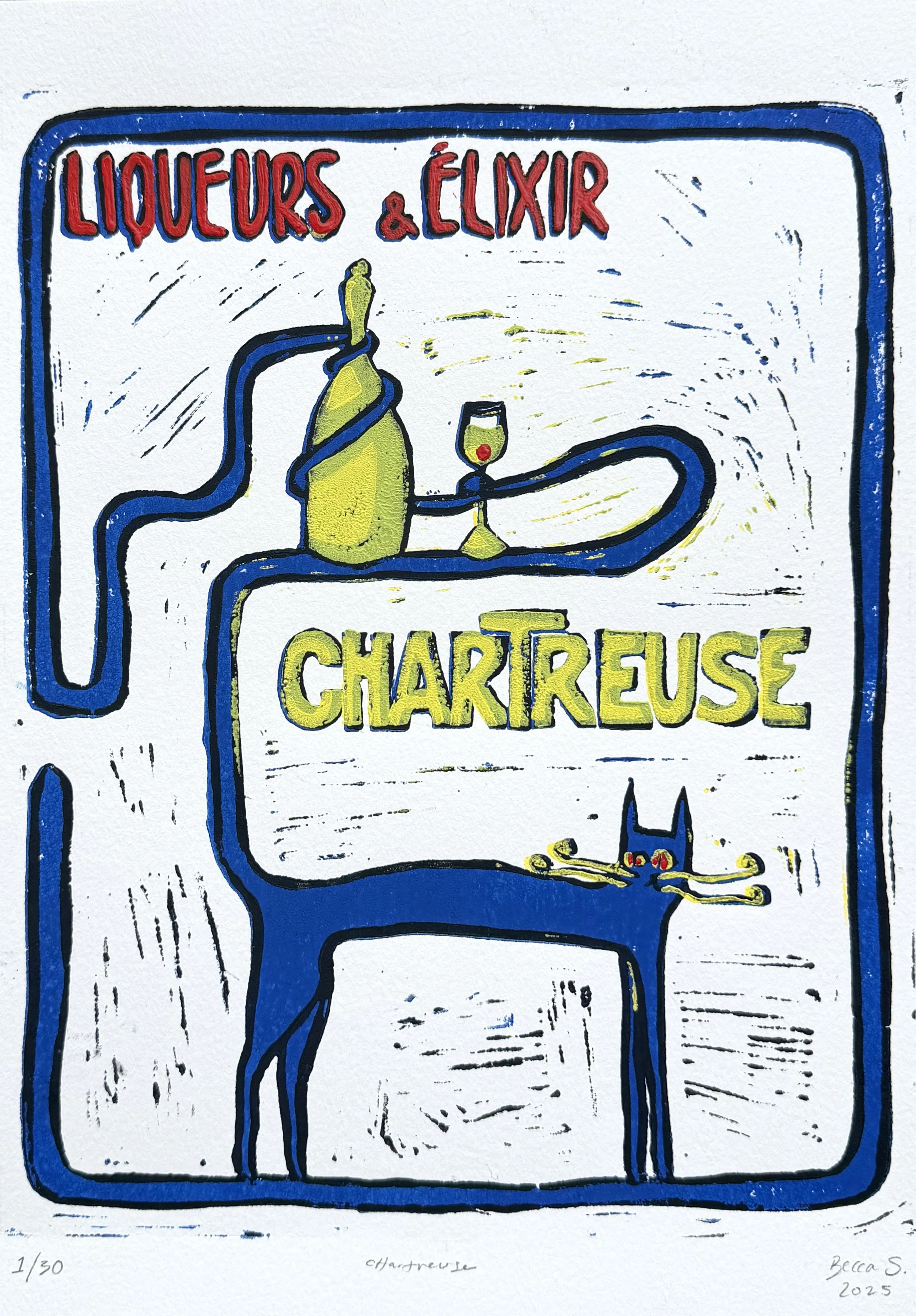 Chartreuse Print Series