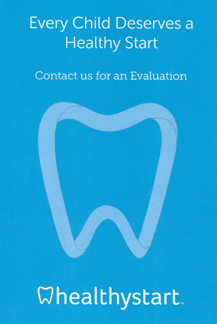 HealthyStart promotional graphic encouraging child airway and sleep evaluations at Northwest Ohio Sleep Solutions in Maumee Ohio