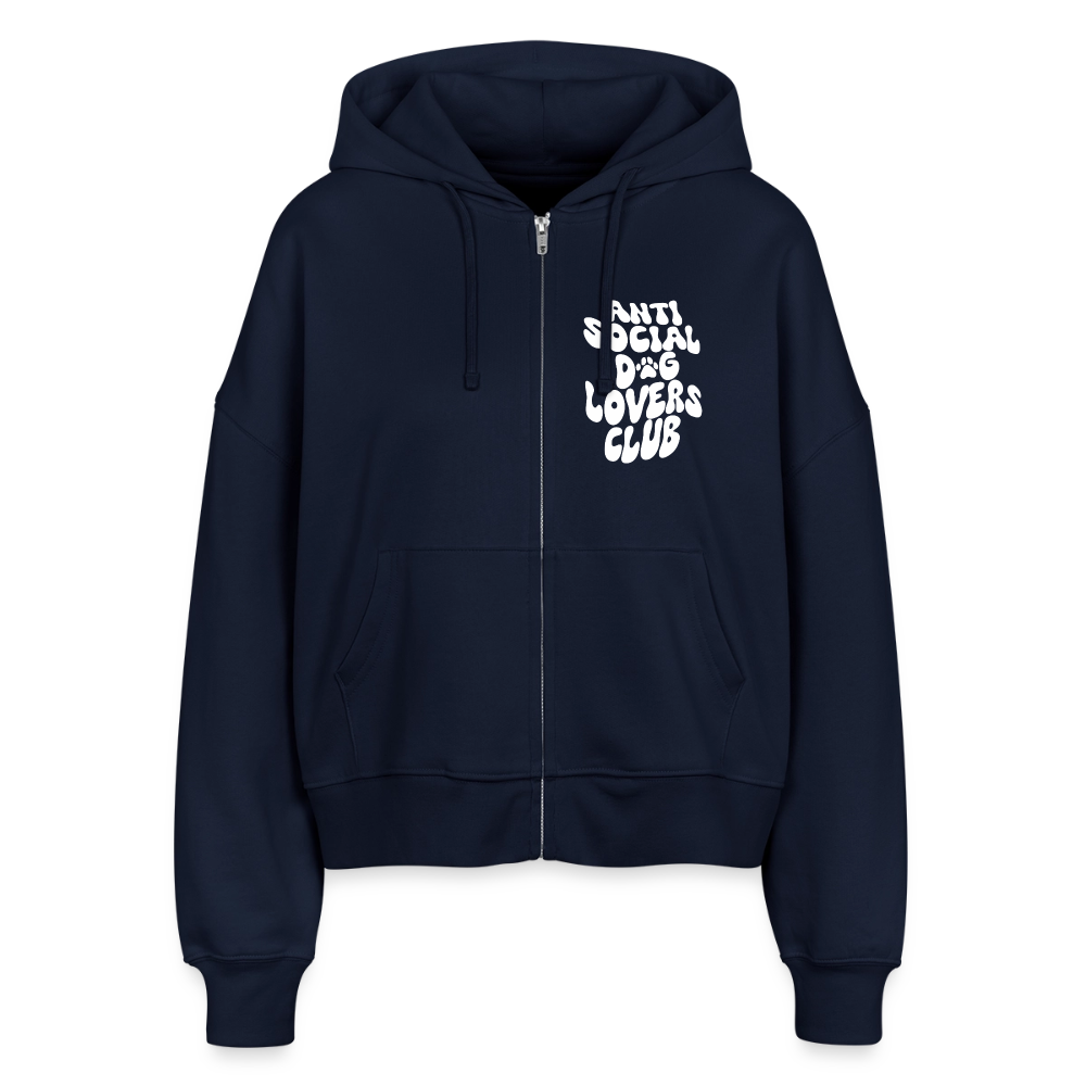 Anti Social Dog Lovers Club Zip Up Hoodie