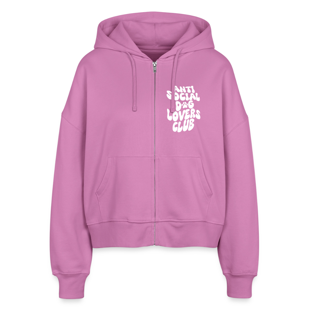 Anti Social Dog Lovers Club Zip Up Hoodie