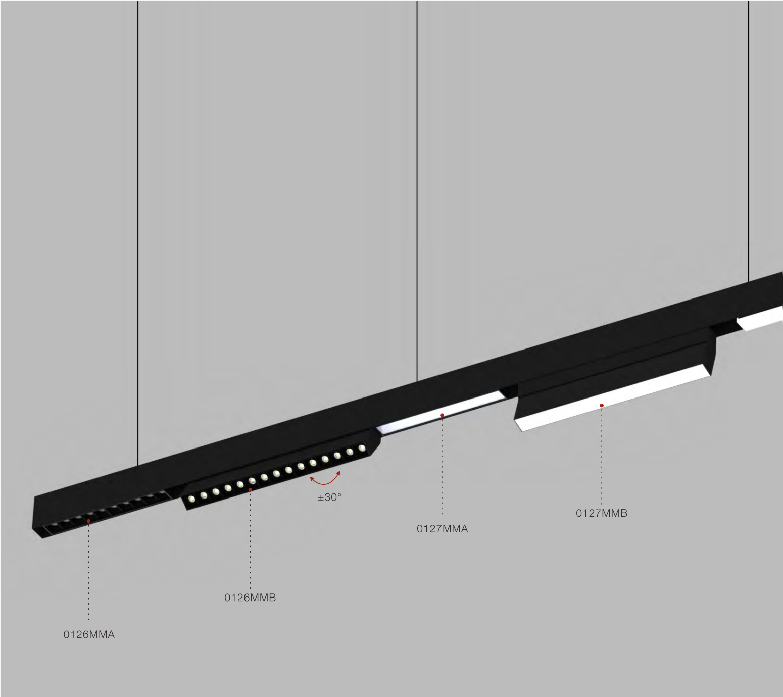Magnetic Track Light