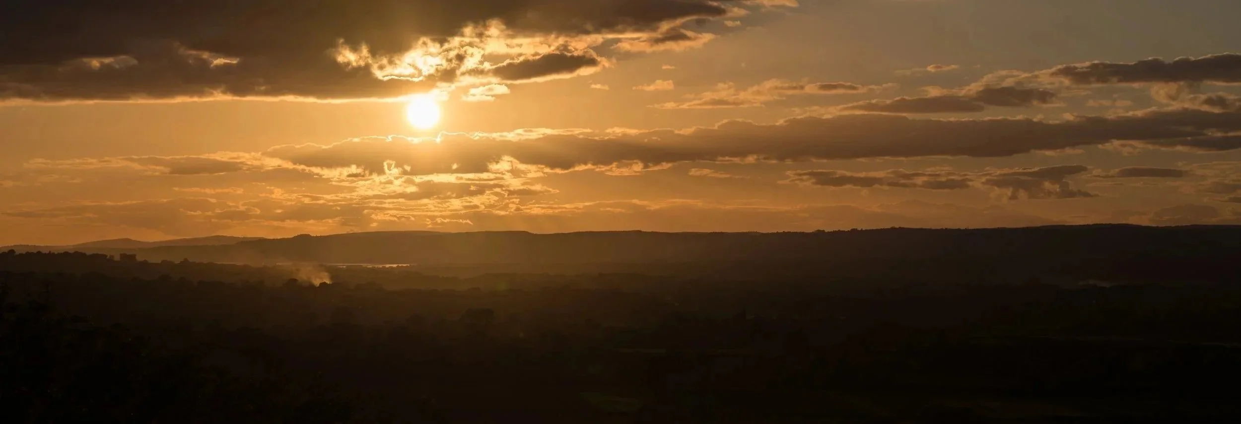 A sunset from Frocester Hill