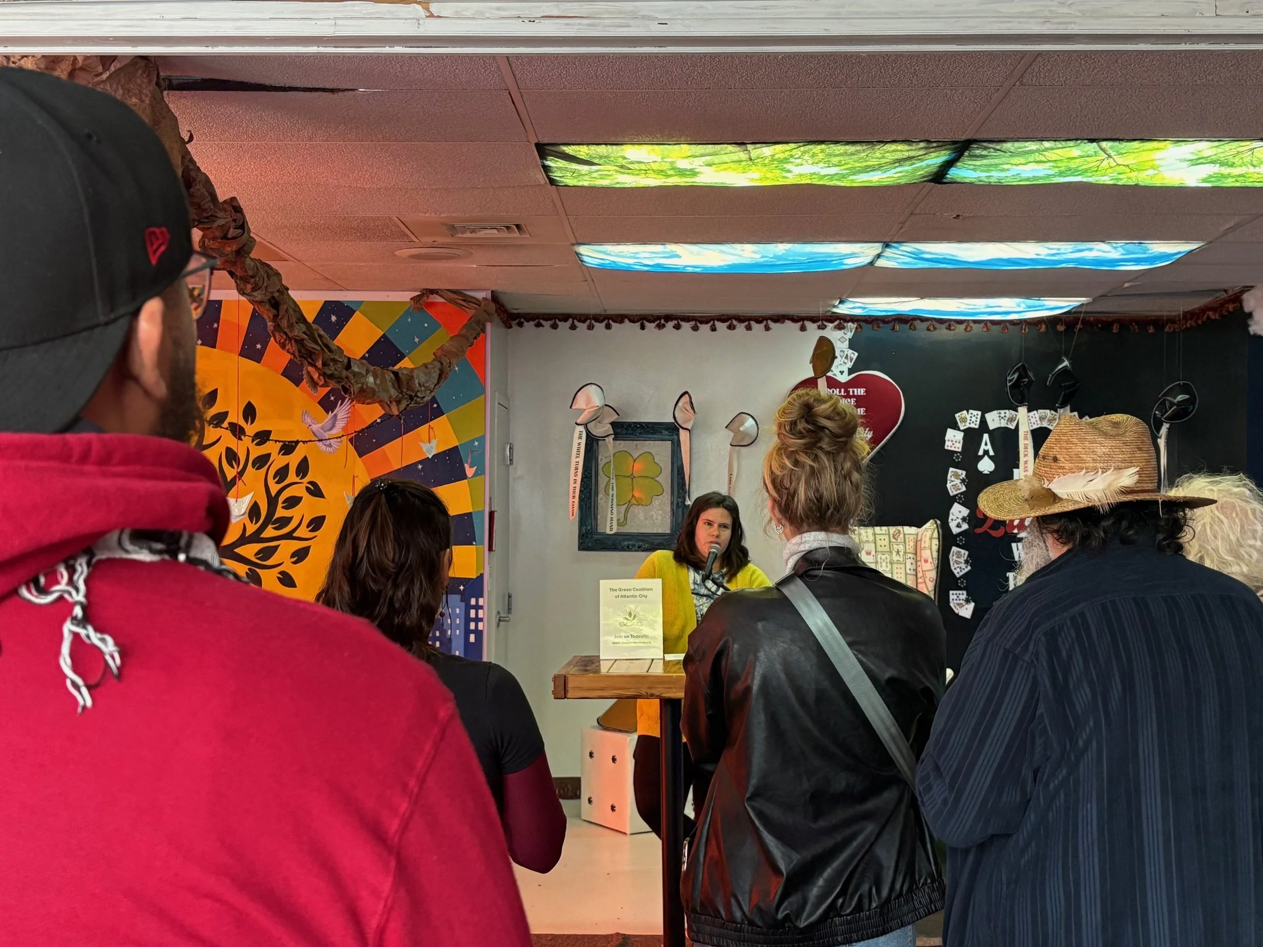 Lisa Newcomb, Co-founder of the GCAC. Speaking at the GCAC Press Conference about the local ordinance and state urban agriculture bill bill