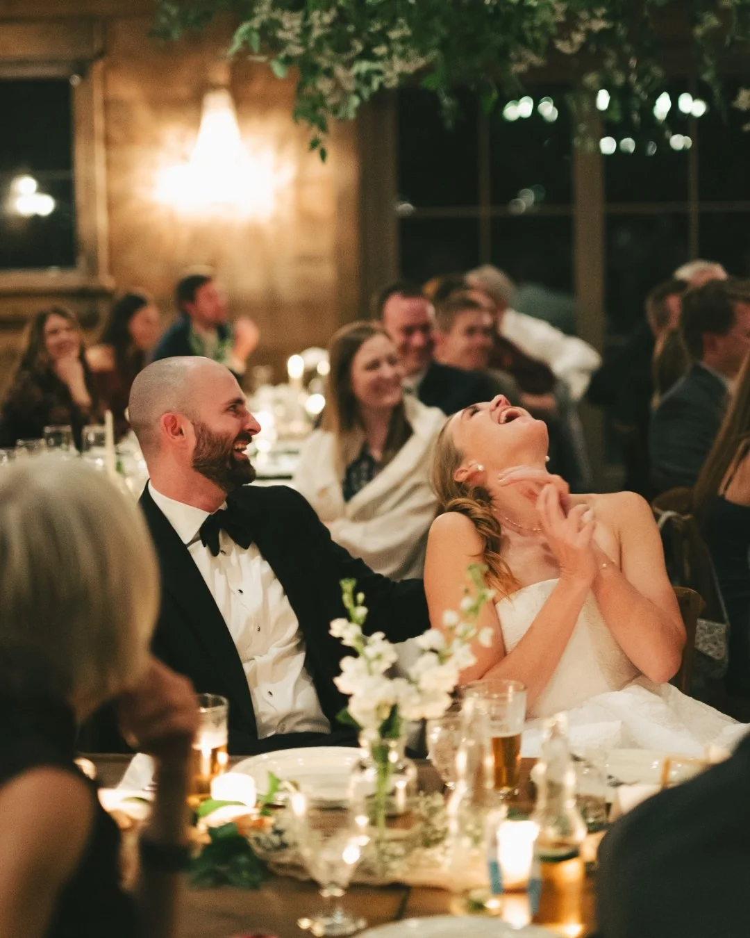 Dinner and Toasts 🥂 

The part of your wedding day when everyone gathers over a candlelit table to share stories. Voices and laughter from people who traveled far and wide to be here fills the room. 

One of my favorite parts of your wedding day❤️

