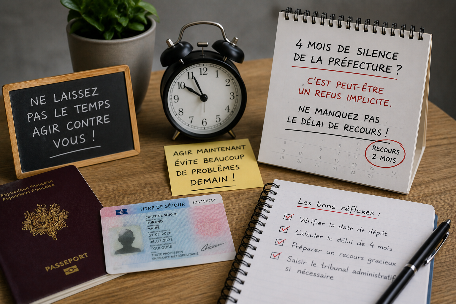 Refus implicite de titre de séjour : comment réagir avant qu’il ne soit trop tard ?
