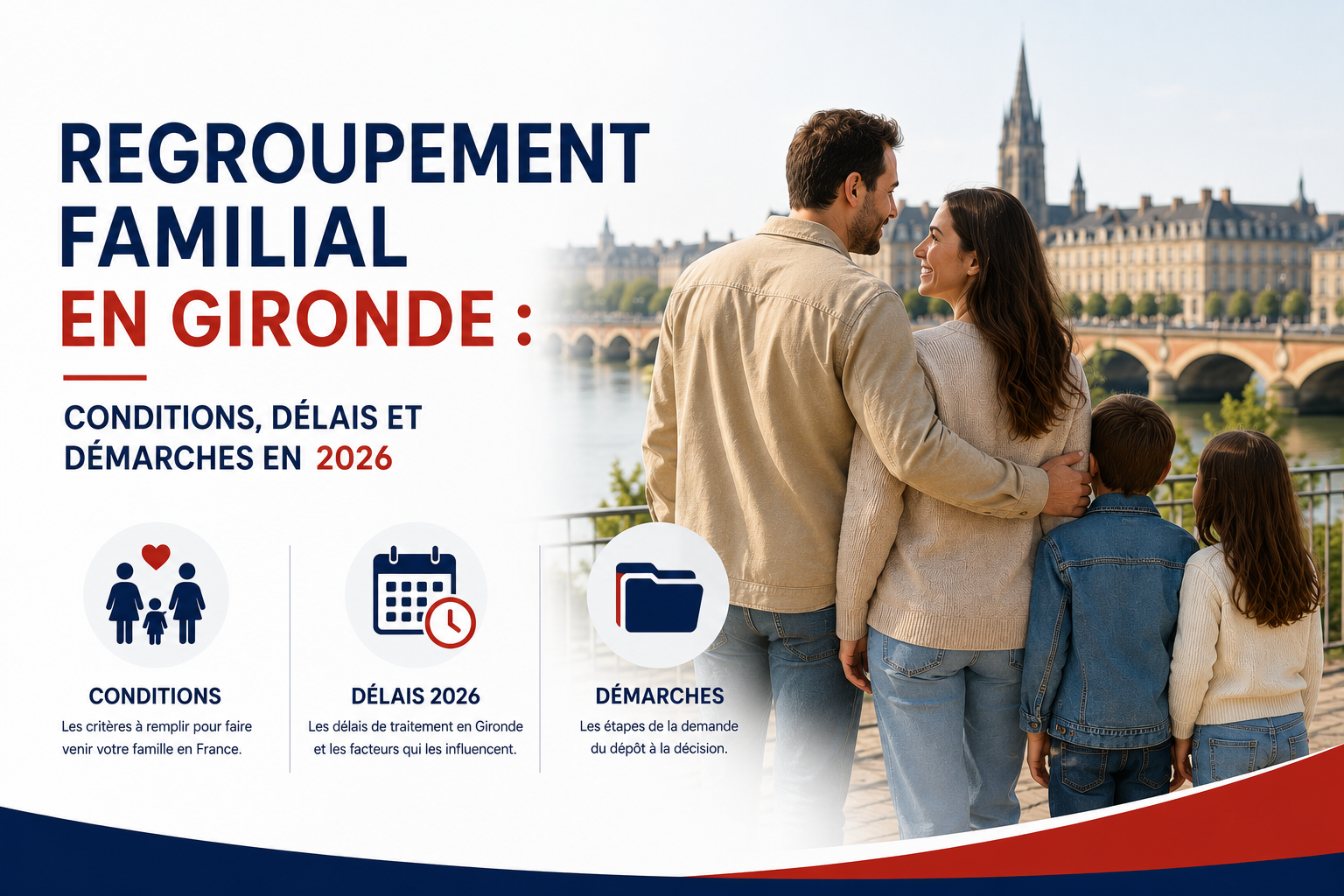 Regroupement familial en Gironde : conditions, délais et démarches en 2026