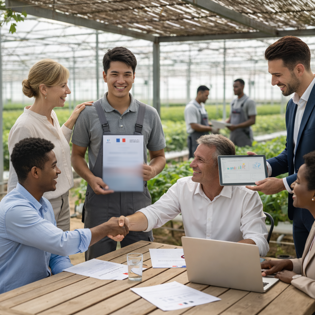 Immigration professionnelle : accompagnement des entreprises pour recruter des salariés étrangers en métiers en tension (agriculture) – formalités et documents