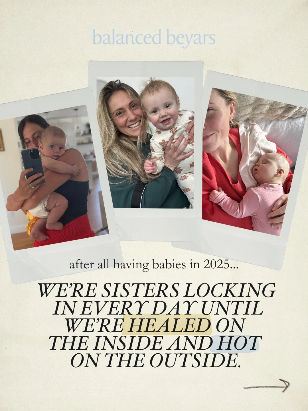 After all having babies in 2025, we&rsquo;re LOCKING IN every single day until we&rsquo;re healed on the inside and hot on the outside

&hellip;and by HOT we don&rsquo;t just mean aesthetic beauty.

..we mean FULFILLED AS FAHK, CONFIDENT, GROUNDED, a