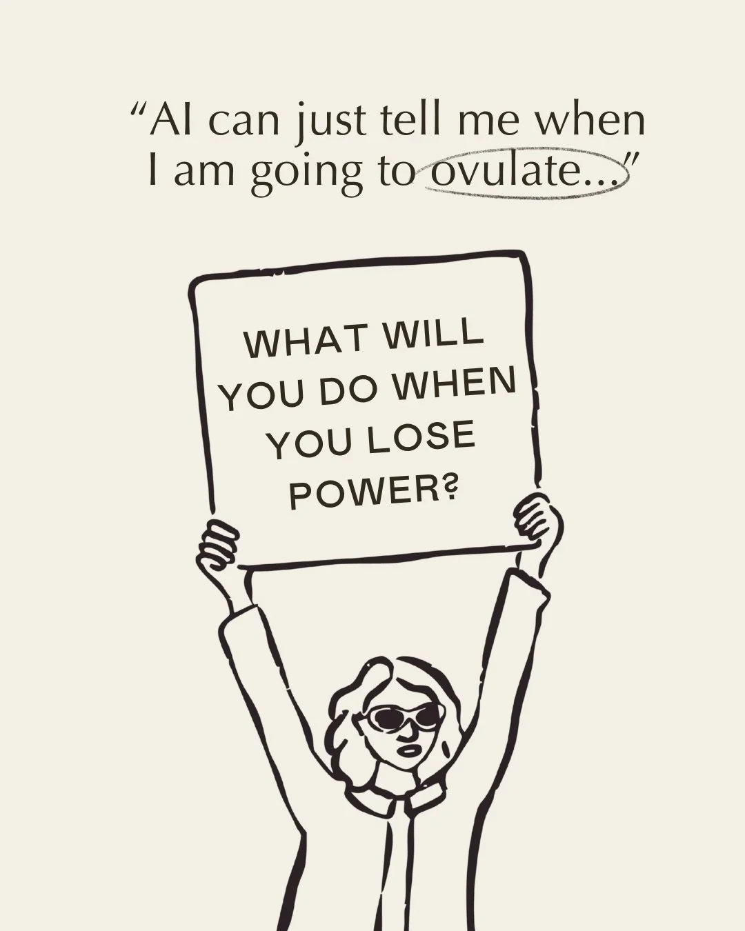 AI was never meant to replace your intuition!!!!! 🚩

Truthfully, we&rsquo;re feeling scared. We&rsquo;re living in a hyper-convenient world where it&rsquo;s way too easy to OUTSOURCE our thinking, our self-trust and even our own voice.

AND WE GET I
