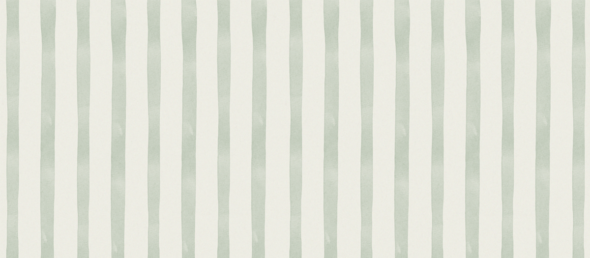 Background with vertical green stripes on a white surface.