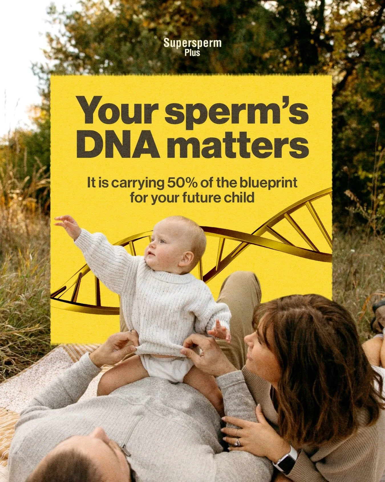 Your sperm&rsquo;s DNA matters 🧬 It is carrying 50% of the blueprint for your future child 👶

Start protecting what matters 💪

1 scoop a day 🥄 only on @amazon 📦

#dna #sperm #blueprint #child #man #protection #men #future #amazon #strong