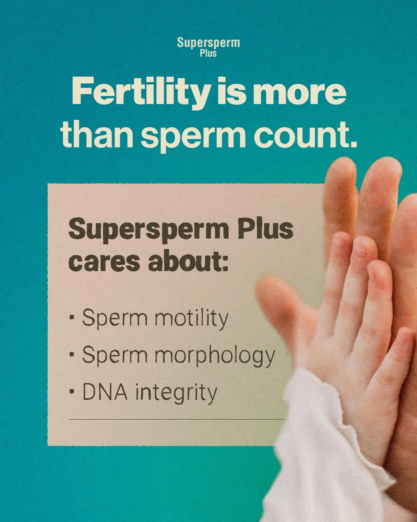 Fertility is more than sperm count 📈

Try Supersperm Plus!

#male #fertility #andro #supplement #support #care #sperm #super #count #la #losangeles