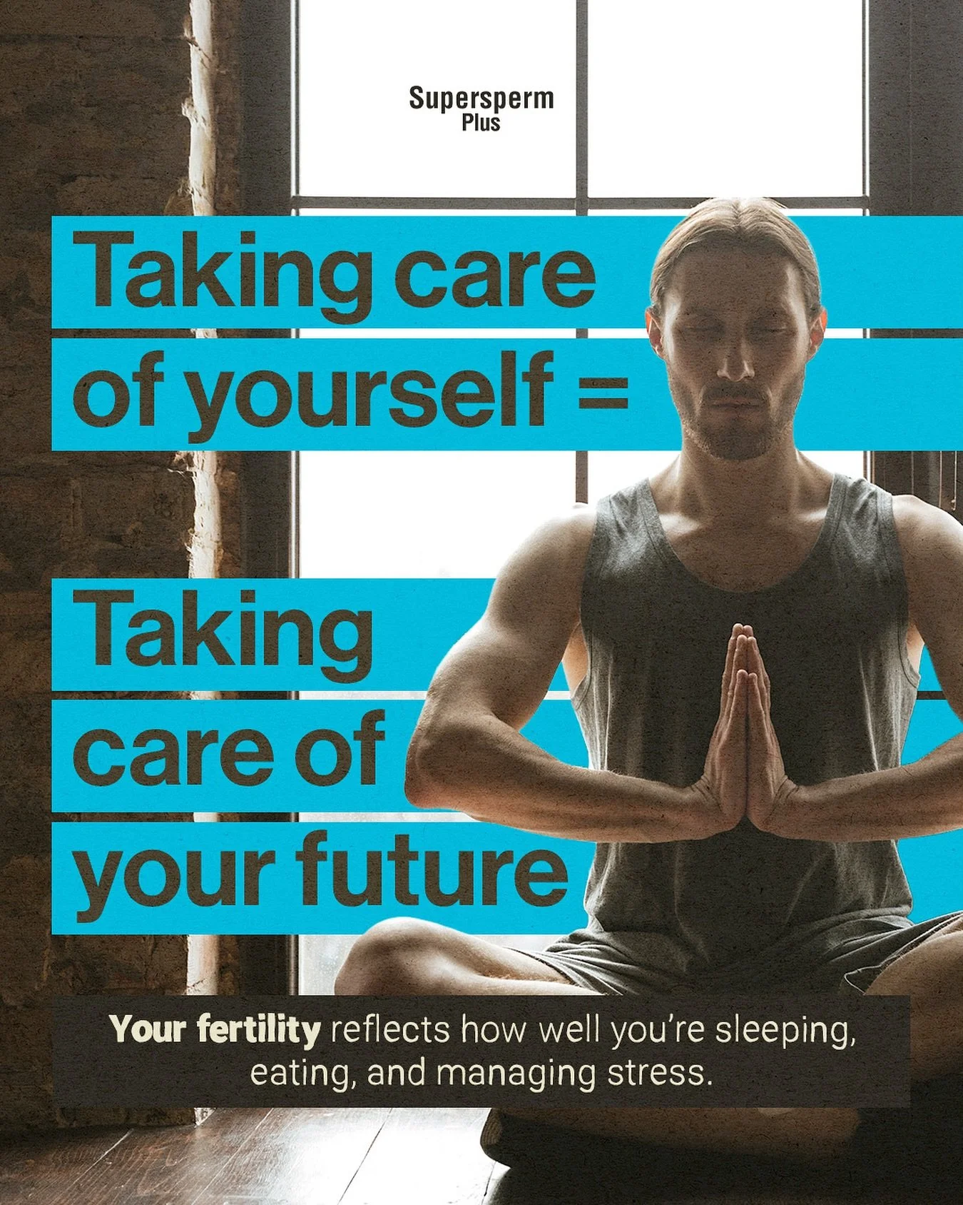 Your fertility reflects how well you&rsquo;re sleeping 💤, eating 🥘 and managing stress 🧘&zwj;♂️

Taking care of yourself =  Taking care of yout future

🔝
