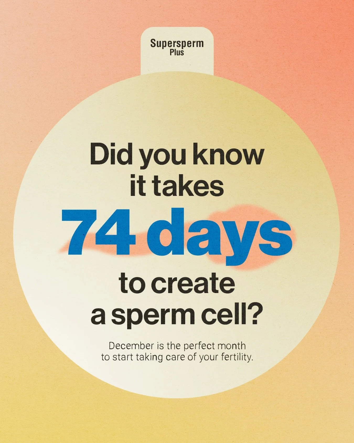 December is the perfect month to start taking care of your fertility 🧬

#decembre #sperm #usa #america #month #care