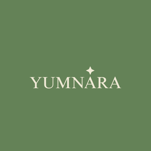 The Yumnara logo on a green background with the brand name in white and a small star above the letter 'I'.
