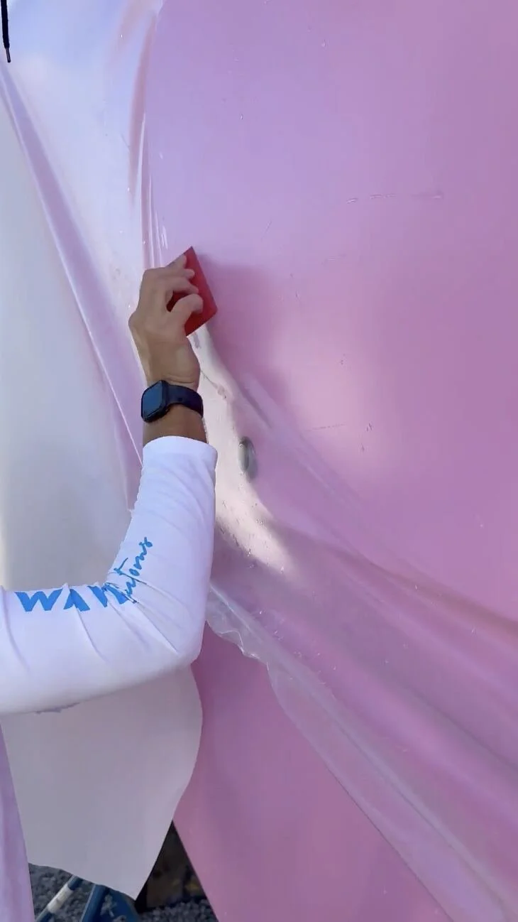 Full hull side paint protection film coverage — Tidal Wave Customs