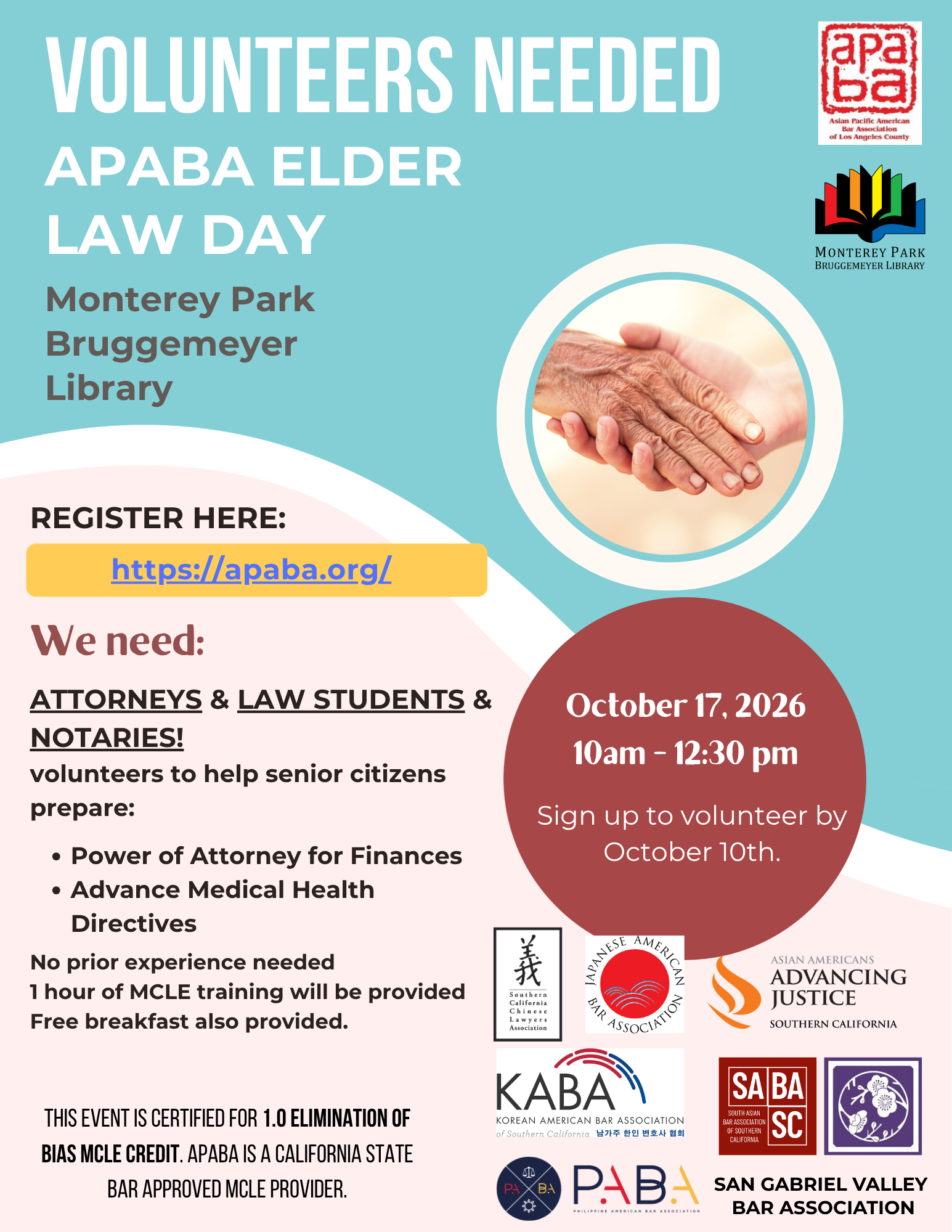 APABA Elder Law Day - October 17