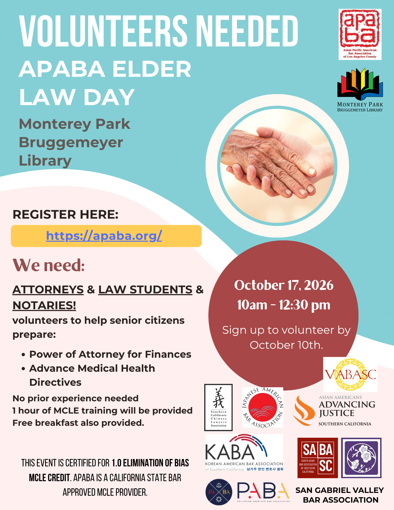 APABA Elder Law Day - October 17