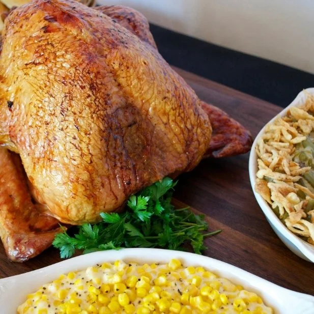 Thanksgiving Turkey and sides.