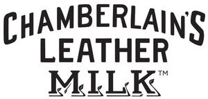 Chamberlain's Leather Milk logo in black text