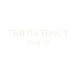 Tried and trout supply co logo