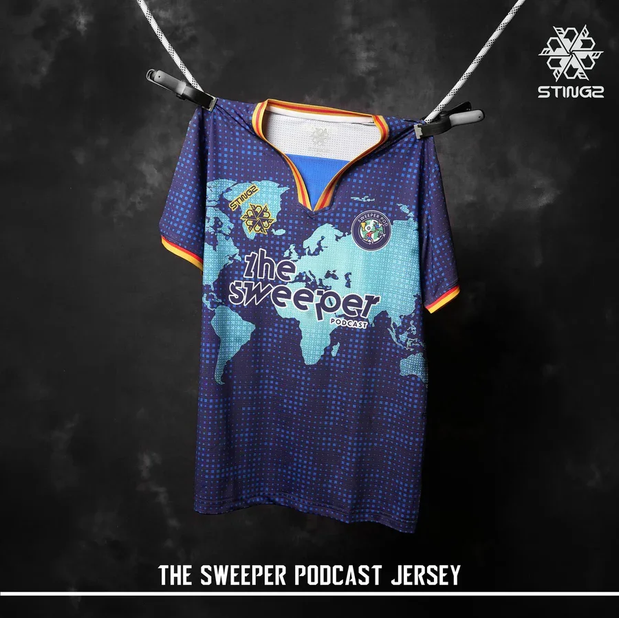 SWEEPER PODCAST SHIRT - GLOBE DARK BLUE