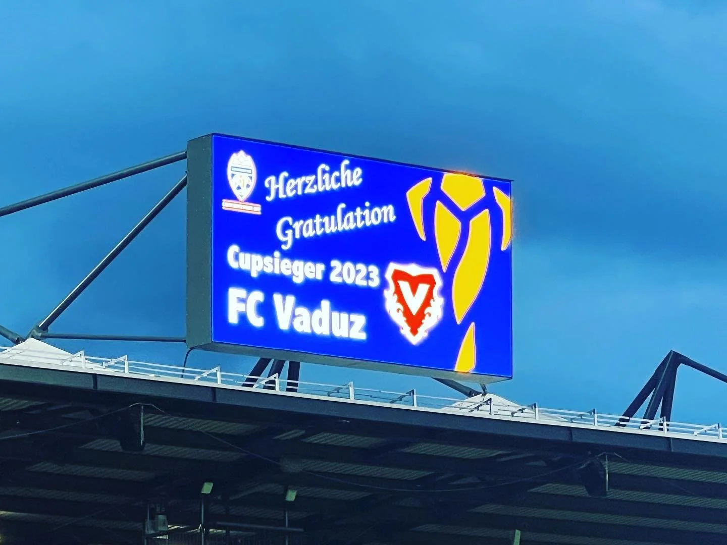For FC Vaduz, it was their 49th national cup title. Now that number stands at 52 and is a world record.