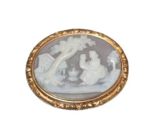 14K Gold Cameo