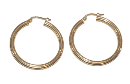 GOLD HOOP EARRINGS