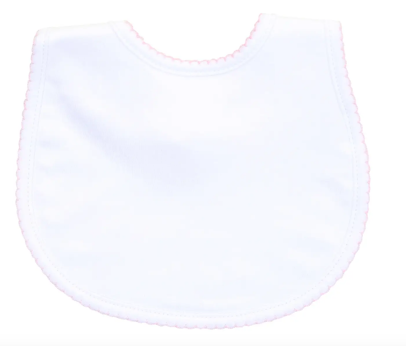 Herend Designs Picot Trim Baby Bib