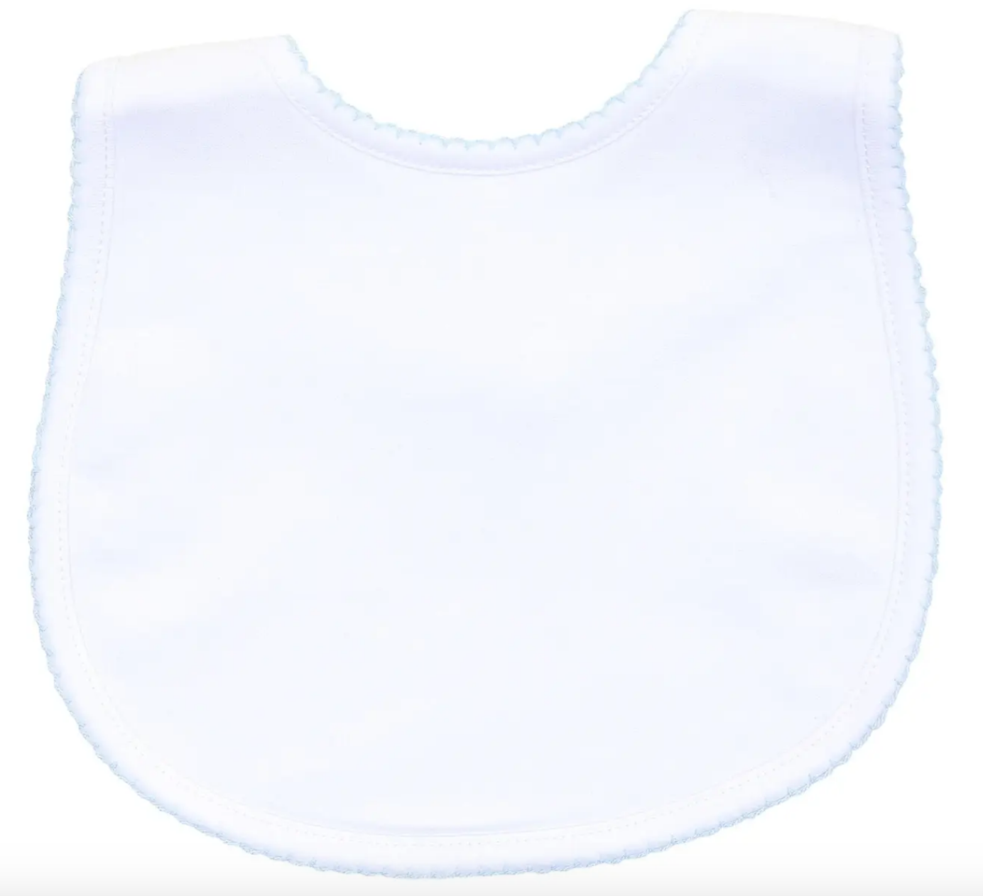Herend Designs Picot Trim Baby Bib