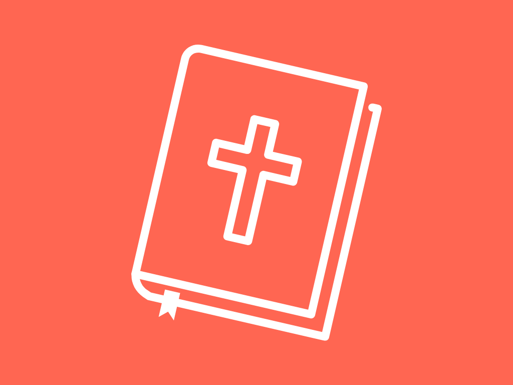 Graphic of a Bible