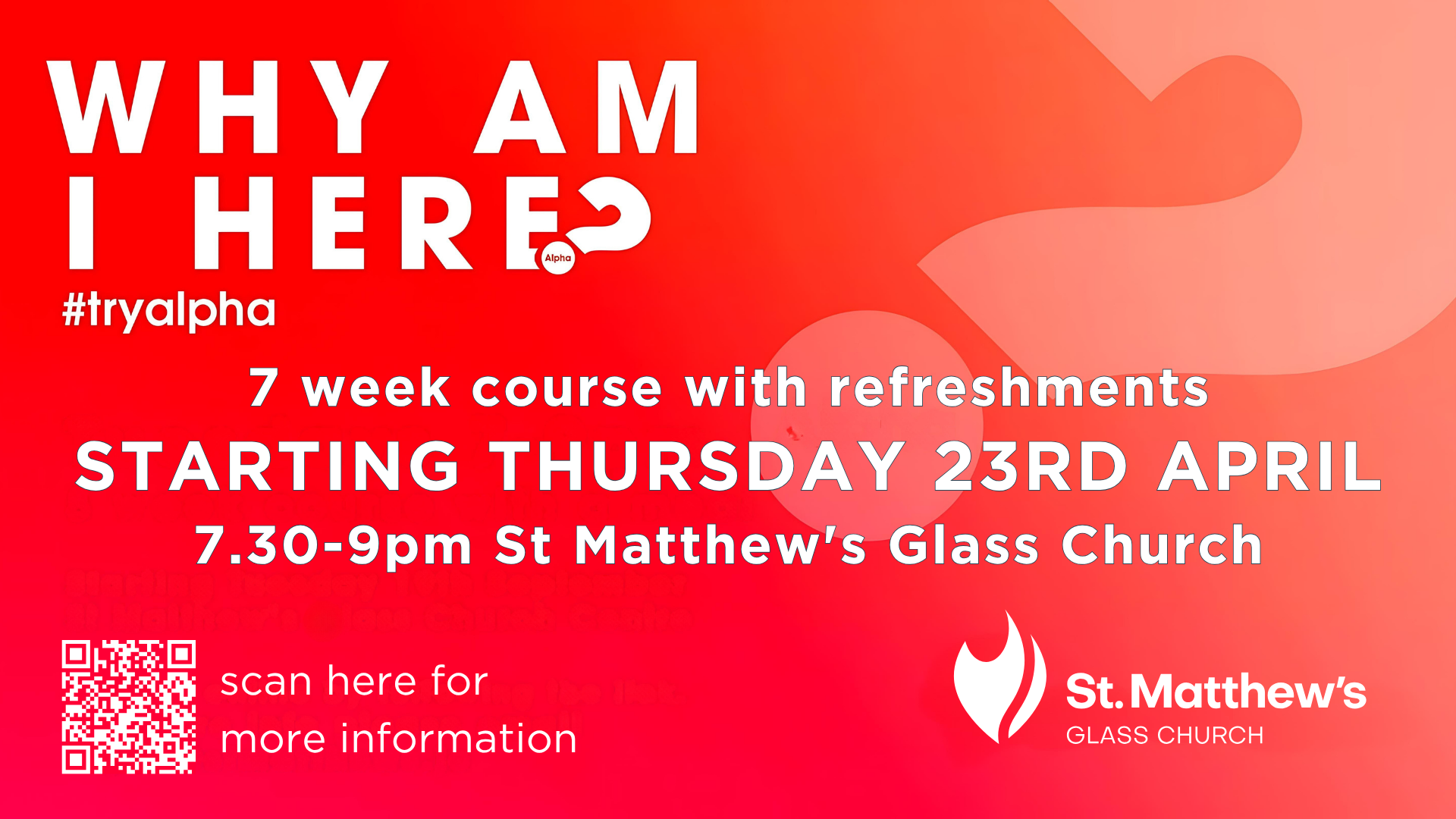 Alpha Invitation Poster