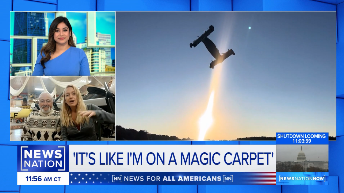 News Nation covers the flying car