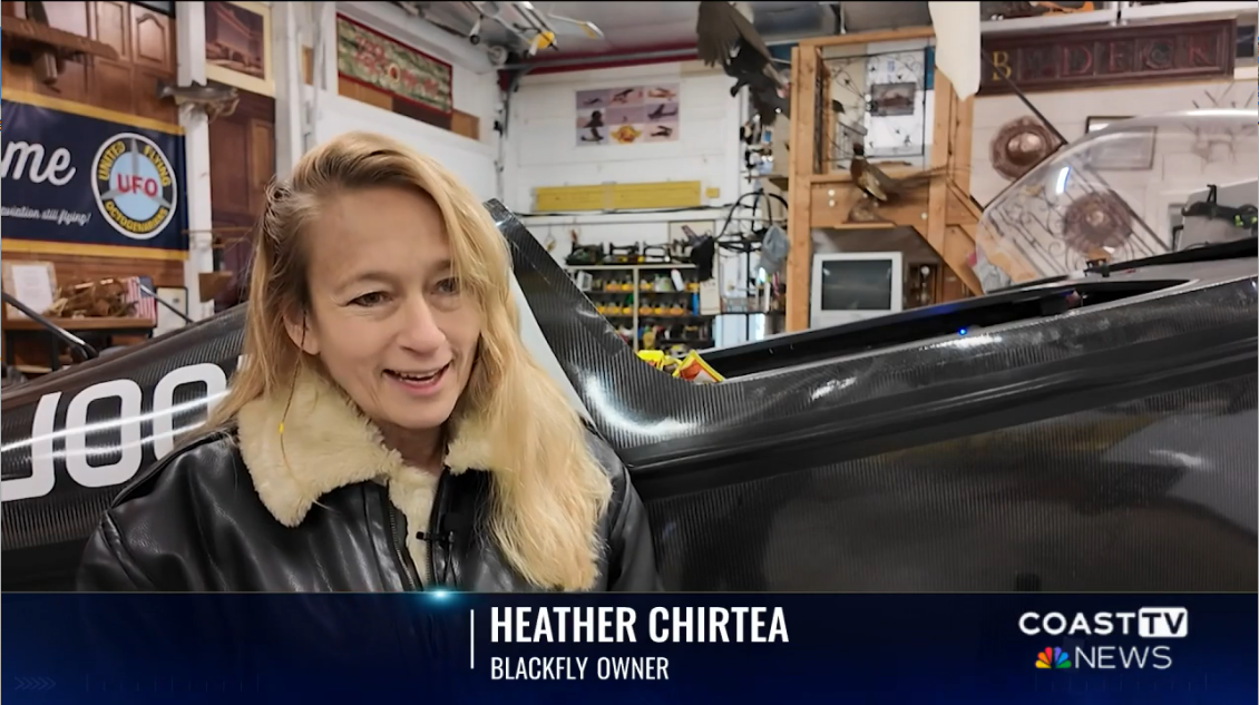Coast TV - Father / Daughter Flying Duo talk about the Flying Car