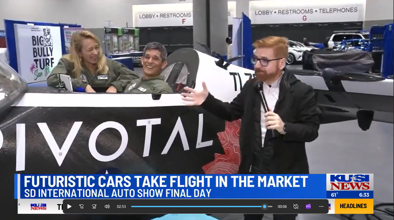 AMERICA’S FIRST FLYING CAR LANDS IN SAN DIEGO TO START THE NEW YEAR!