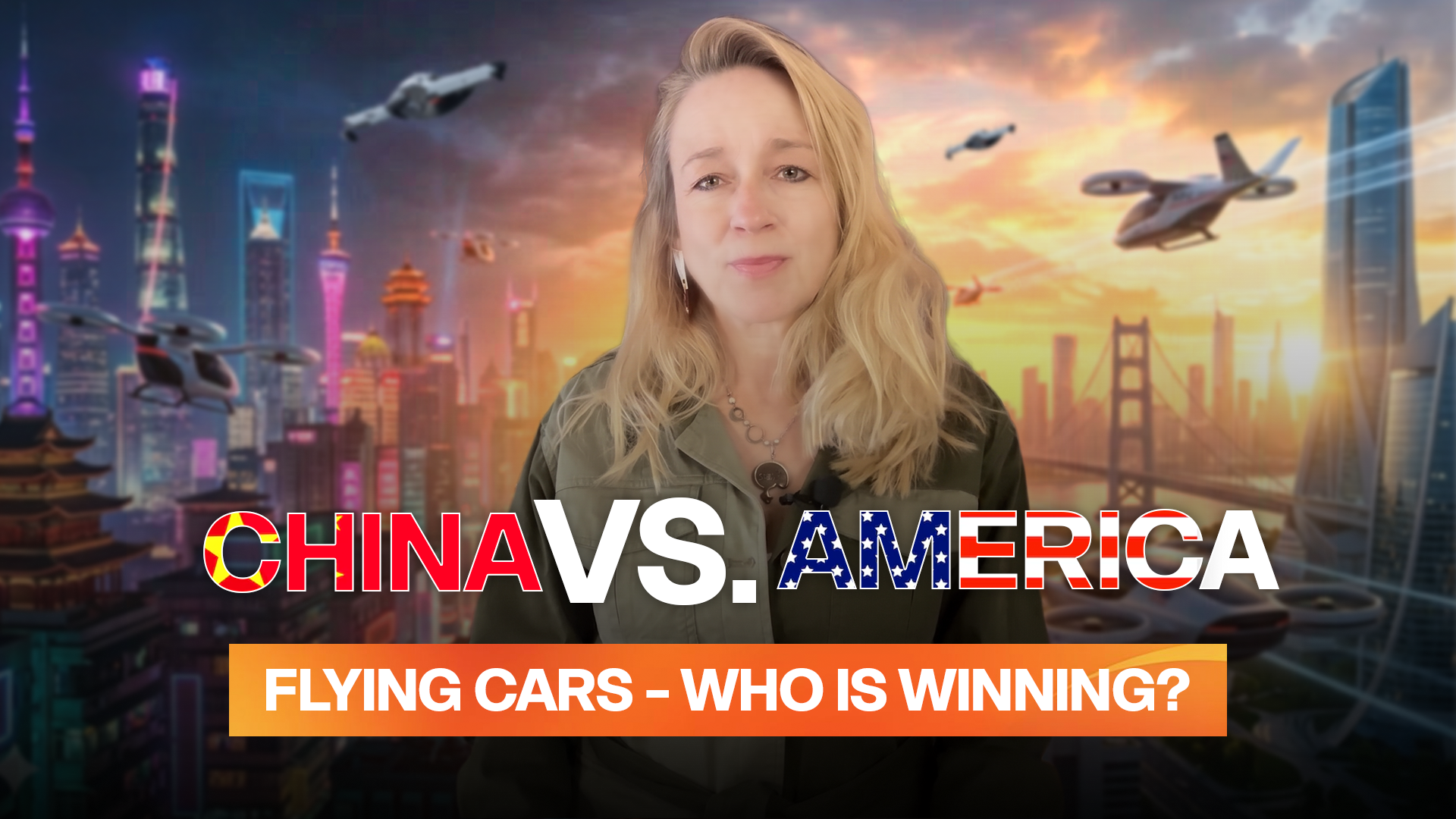 USA vs CHINA: The Flying Car Race! 